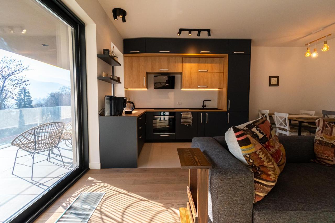 Mirador Bohemian Apt With Views Over Old Town And Tampa Mountain, Near Poiana Брашов Екстериор снимка